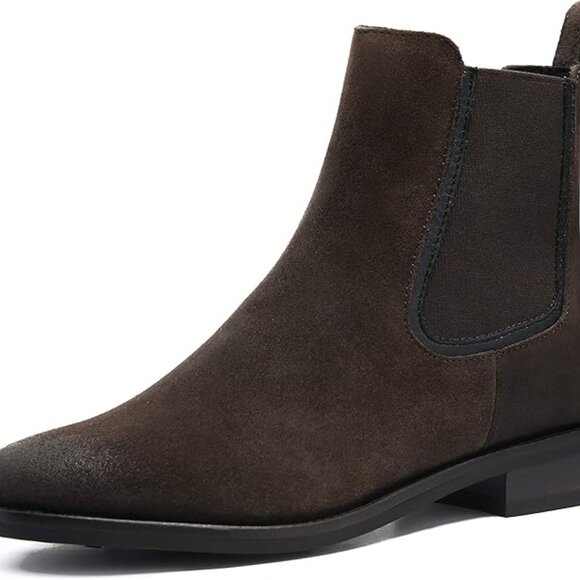 Thursday Boot Company Duchess Women’s Chelsea Boot Size 7 Dark Brown Suede - Picture 4 of 9